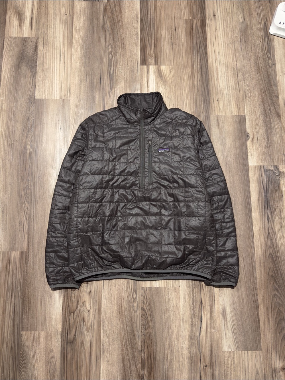 Patagonia Nano Puff 1/4 Zip Pullover Jacket • Size L